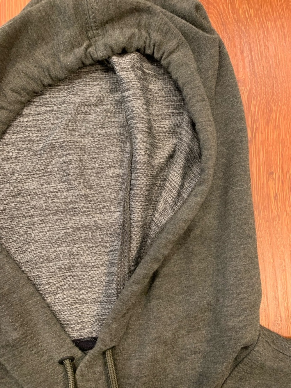 Gerry Men’s Lightweight Hoodie Heather Green EUC Gorpcore Athleisure Activewear - Picture 6 of 11